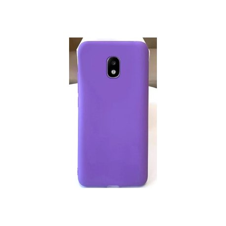 Samsung Galaxy J3 2017 J330 Silky And Soft Touch Silicone Cover Purple