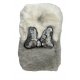 Samsung Galaxy J3 2017 J330 Back Case Faux Fur Hair Soft Warm White Grey