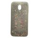 Samsung Galaxy J3 2017 J330 Liquid Glitter Back Case Star Silver