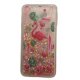 Samsung Galaxy J3 2017 J330 Liquid Glitter Back Case Star Flamingo