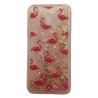 Samsung Galaxy J3 2017 J330 Liquid Glitter Back Case Star Flamingo Pink
