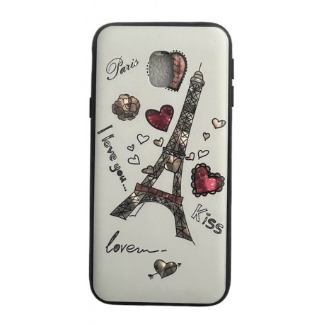 Samsung Galaxy J3 2017 J330 Electroplated Case Paris Eiffel