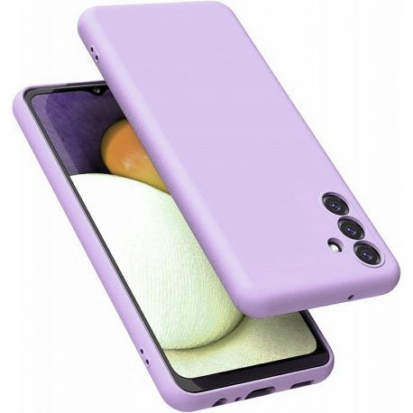 Samsung Galaxy A35 A356B 5G Silicone Case Camera Protection Lila