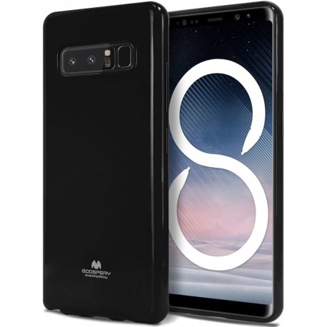 Samsung Galaxy Note 8 N950 Mercury Pearl Jelly Case Black