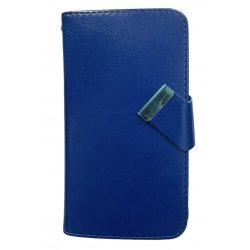 Universal Mobile Book Case 5.3"-5.8" Blue