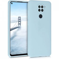 Xiaomi Redmi Note 9 Silicone Case Full Camera Protection Light Blue