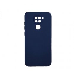 Xiaomi Redmi Note 9 Silicone Case Full Camera Protection Dark Blue