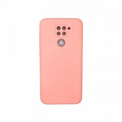 Xiaomi Redmi Note 9 Silicone Case Full Camera Protection Pink