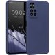 Xiaomi Redmi Note 11/11S Silicone Case Full Camera Protection Dark Blue