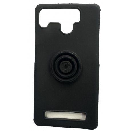 Universal 5,5'' Silicone Case Popsocket Black