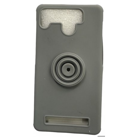 Universal 5,5'' Silicone Case Popsocket Grey