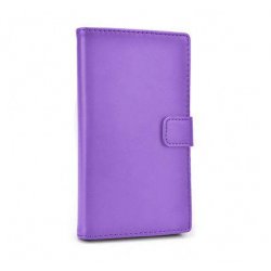 Universal Mobile Book Case 5.3''-5.5'' Purple
