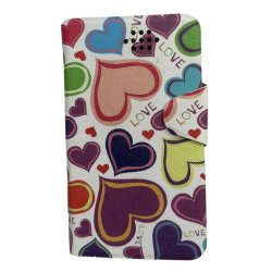 Universal 5,3'-5,8' Book Case Hearts Love
