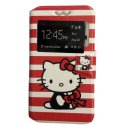 Universal Mobile 3.8''-4.3'' Book Case S-View Hello Kitty