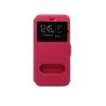 Universal Mobile 2.8''-3.3'' Book Case S-View Hot Pink