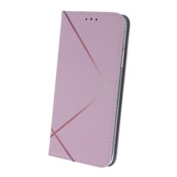 Samsung Galaxy Xcover 5 Smart Trendy Linear Magnet Book Case Pink