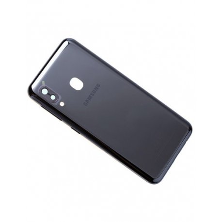 Samsung Galaxy A20e A202 Transparent Armor Silicone TPU + Acrylic Case Red/Black