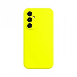 Samsung Galaxy A15 Silicone Case Full Camera Protection Neon Yellow