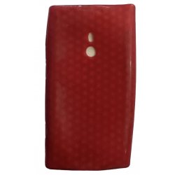 Nokia Lumia 800 N800 Silicone Case Transperant Red