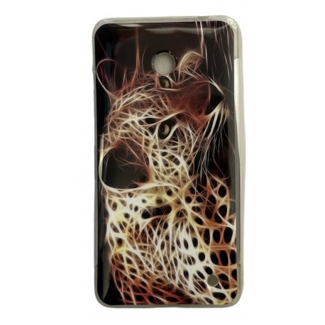 Nokia Lumia 630 N630 Electroplated Case Leopard