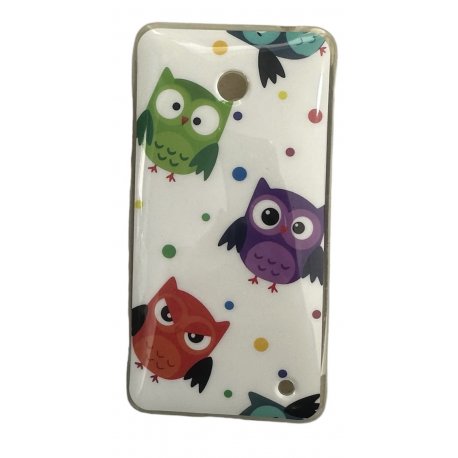 Nokia Lumia 530 N530 Electroplated Case Owls