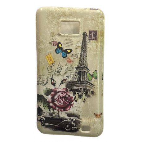 Samsung Galaxy SII i9100 Electroplated Case Eiffel