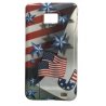 Samsung Galaxy SII i9100 Electroplated Case American Flag