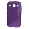 Samsung Galaxy Core i8260 Silicone Case Transperant Purple
