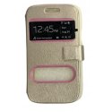 Samsung Galaxy Core i8260 S View Book Case Gold