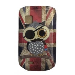 Samsung Galaxy Fit S5670 Electroplated Case English Flag Owl