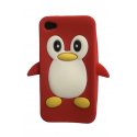 IPhone 3G Silicone Case Pinguin Red