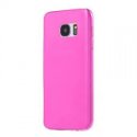Samsung Galaxy S7 Edge G935 Silicone Case Transperant Hot Pink