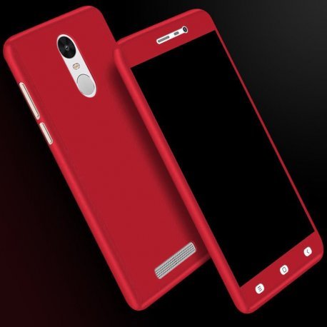 Xiaomi Redmi 4X Ultra Thin 360° Full Body Protective Case Red