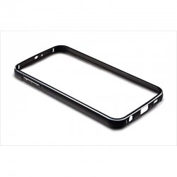 Samsung Galaxy S4 i9500 / i9505 Bumper Case Metallic Black