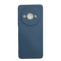 Xiaomi Redmi A3 Silicone Case Full Camera Protection Dark Blue