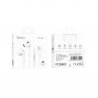 Hoco M101 Crystal Grace Wire-Controlled Earphones With Microphone White