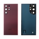 Samsung Galaxy S22 Ultra S908 Battery Cover+Camera Lens Burgundy