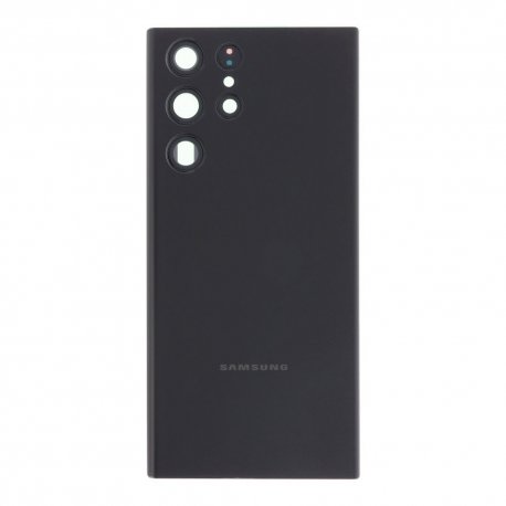 Samsung Galaxy S22 Ultra S908 Battery Cover+Camera Lens Black