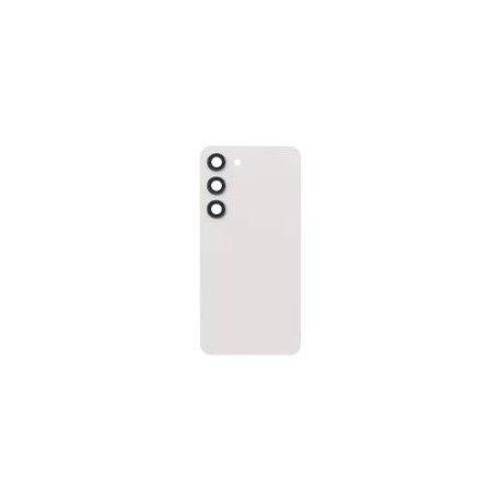 Samsung Galaxy S23 G911 Battery Cover+Camera Lens White