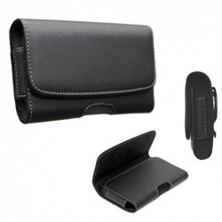 Forcell Leather Belt Case For Samsunc A6 2018/HUAWEI P20/NOKIA 3,1/NOKIA5,1 Black