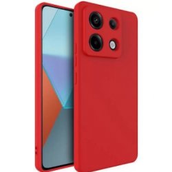 Xiaomi Redmi Note 13 4G Silicone Case Full Camera Protection Red