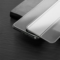 IPhone 15 Pro Max Tempered Glass 9H Full Screen Diamond Strass Black