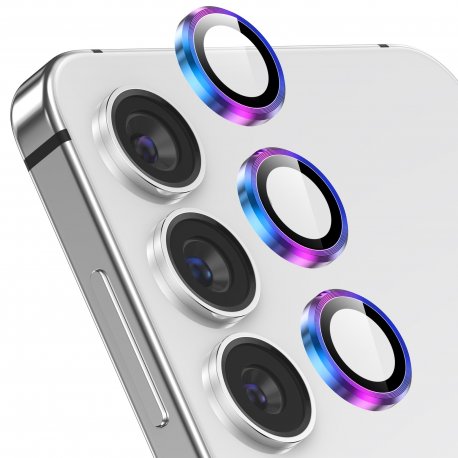 Samsung Galaxy S24 Plus S926 Ring Camera Protective Tempered Glass Multicolor