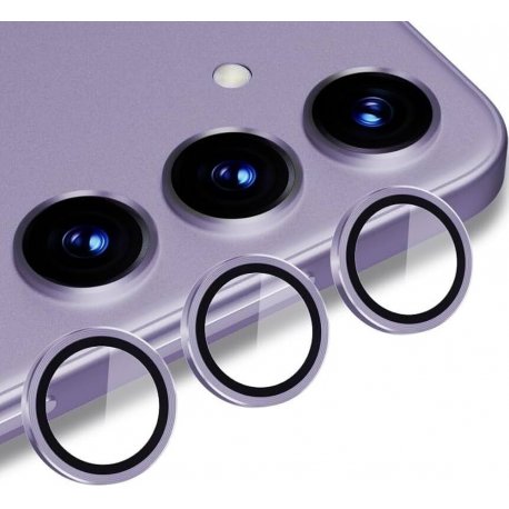 Samsung Galaxy S24 Plus S926 Ring Camera Protective Tempered Glass Purple