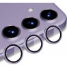 Samsung Galaxy S24 Plus S926 Ring Camera Protective Tempered Glass Purple