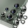 Samsung Galaxy S24 Ultra S928 Ring Camera Protective Tempered Glass Green