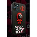 IPhone 12/12 Pro Squid Game 3D Silicone Case Black