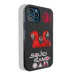IPhone 13 Pro Max Squid Game 3D Silicone Case Black