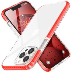 IPhone XS Max Clear Thin Slim Crystal Transparent Cover Shockproof Bumper Case Red