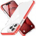 IPhone XS Max Clear Thin Slim Crystal Transparent Cover Shockproof Bumper Case Red